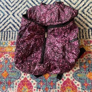 Purple LeSportSac backpack